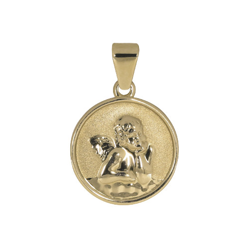 ENGEL rund, 14 Karat, Gelbgold, 12 mm - 54827