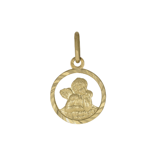 ENGEL rund, 14 Karat, Gelbgold, 10 mm - 54891