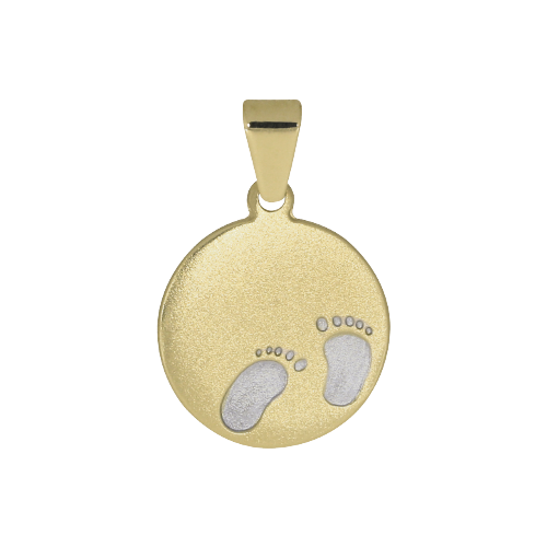BABY-FÜSSCHEN, 14 Karat, bicolor - 55400