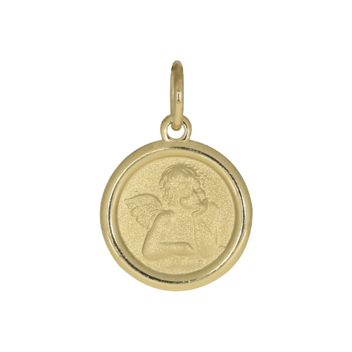 ENGEL rund, 14 Karat, Gelbgold, 12 mm - 55536