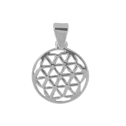 BLUME DES LEBENS, 14 Karat, Weißgold - 57035